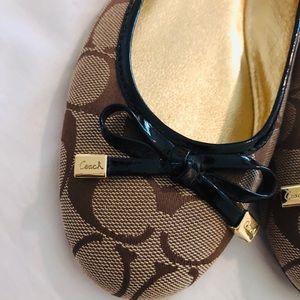 Coach Monogram Ballet Flats